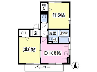 43平米2ＤＫ♪
