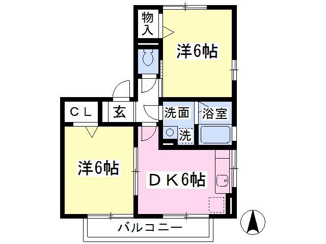 43平米2ＤＫ♪