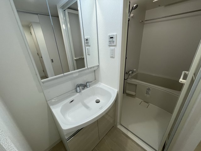 アドバンス上町台シュタットの独立洗面台