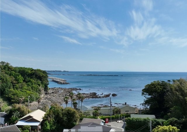 海見え！相模湾のパノラマビューを楽しめます