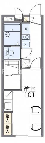 レオパレスルミエール　輝の間取り|代表的な間取のため実際の間取とは異なる場合があります