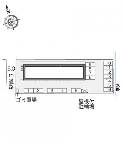 レオパレスルミエール　輝の駐車場