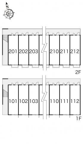 レオパレスルミエール　輝のエントランス
