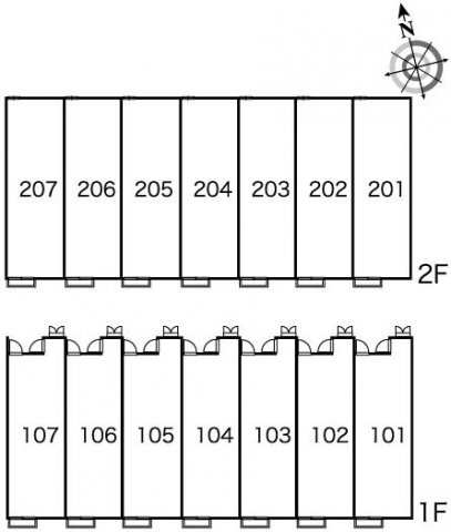 レオパレスメゾン森上の駐車場