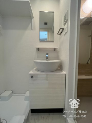 【独立洗面台】 | エスリードレジデンスグラン大阪福島ノース | 独立洗面化粧台が付いています