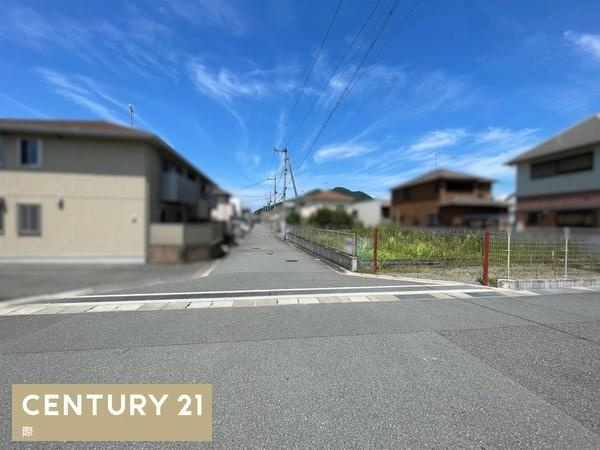 和歌山市内原　土地の前面道路含む現地写真