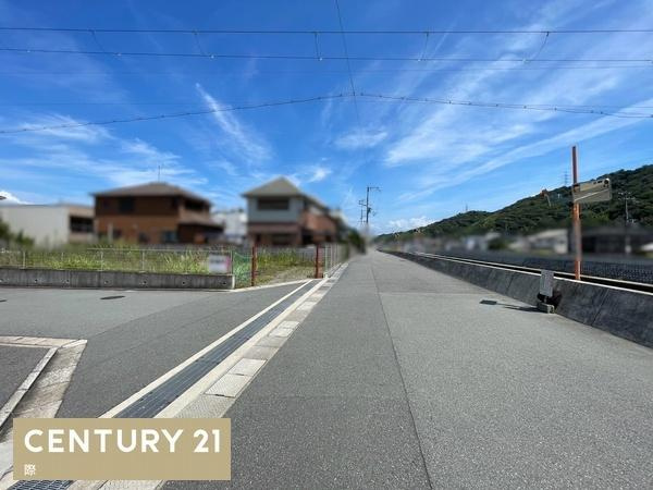 和歌山市内原　土地の前面道路含む現地写真