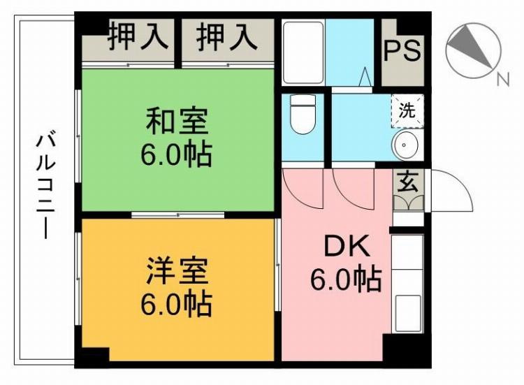 メゾンMIYAJIの間取り