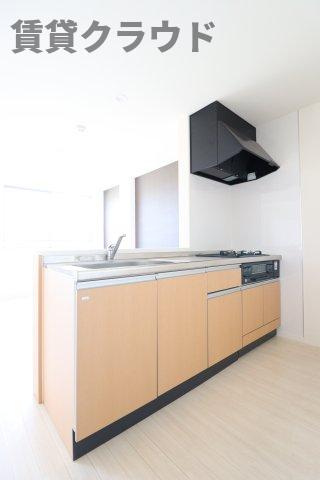 メープル・グローブのキッチン|きれいなキッチンです