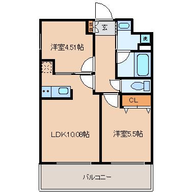 【間取り】 | ラ・プレミア内代