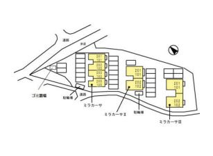 【区画図】 | ミラカーサⅢ棟