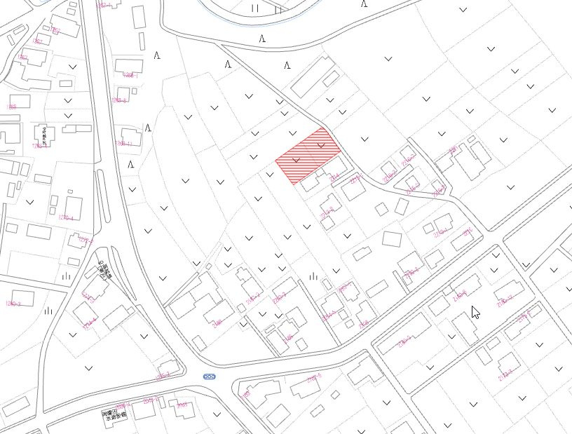 都城市高城町大井手の売地の土地図
