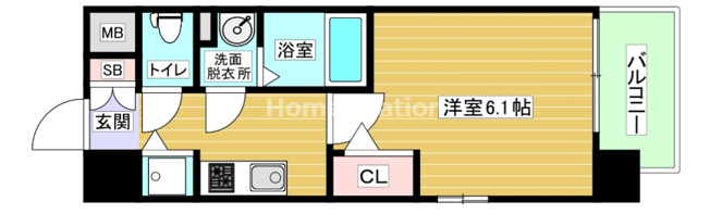 【間取り】 | エスリードレジデンス大阪福島イースト