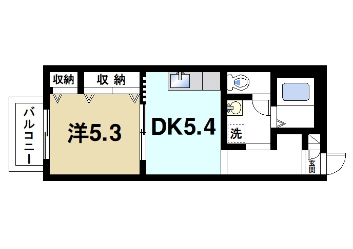 ドミール佐保台の間取り