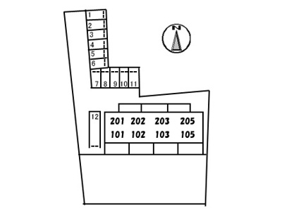 【区画図】 | エヴァグリーン南斎院