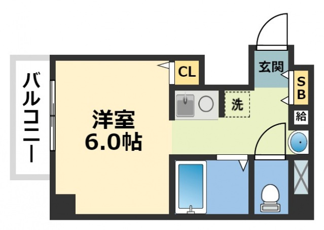 ジュネス高井田の間取り