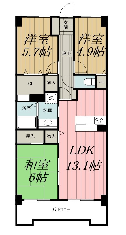 ヒロ末広の間取り