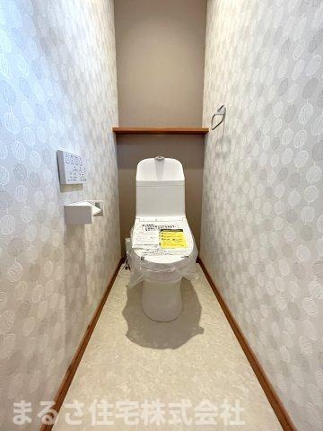 大字恒久　B号棟　未入居戸建てのトイレ