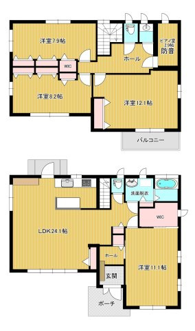 【間取り】 | 南区和田2丁目　戸建て | ◆2010年築、セキスイハイムの軽量鉄骨造◆建物面積155平米超、広々4LDK。太陽光発電つきオール電化【駐車3台以上可】【野多目小 徒歩11分】
※内覧ご予約ください
