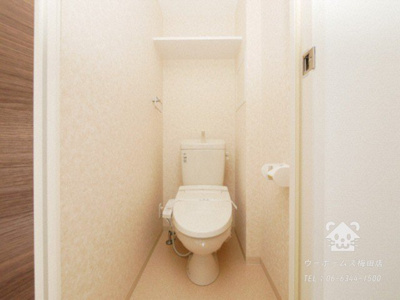 【トイレ】 | Luxe難波西Ⅰ | 落ち着いた色調のトイレです