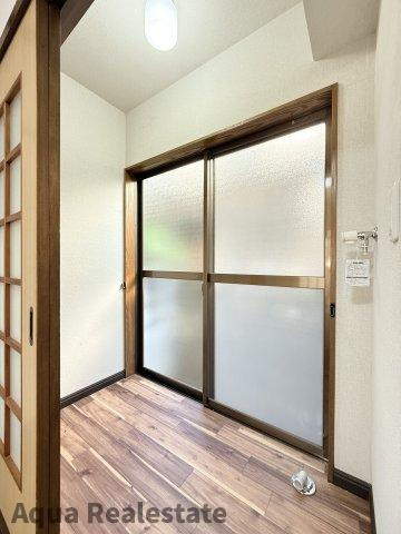 高松市上福岡戸建てのその他|北側室内洗濯機置き場スペース