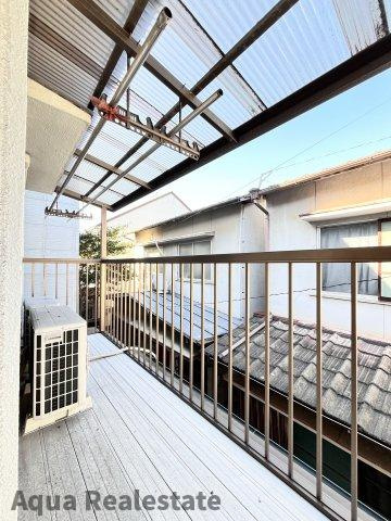 高松市上福岡戸建てのバルコニー|バルコニーからの眺めを楽しみながら食事をしませんか
