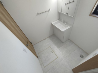 【洗面所】 | 東岩槻駅前ドリームハウス | 広い洗面スペース