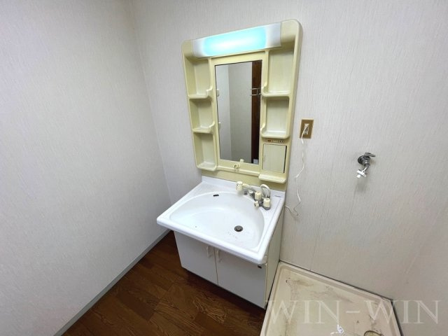 山田共同住宅の独立洗面台