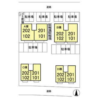 【区画図】 | エクレールA棟