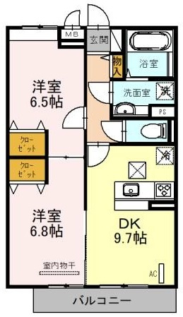 シャルムアンジュの間取り
