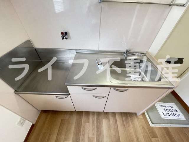 江口コーポのキッチン|キッチンでお料理をお楽しみください