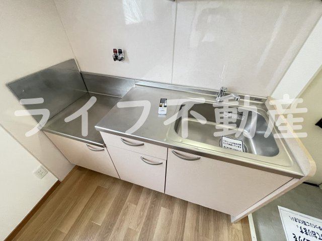 江口コーポのキッチン|きれいなキッチンです