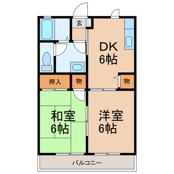 【間取り】 | アーバンハイツB