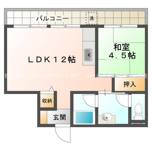 サンテラス垂水の間取り