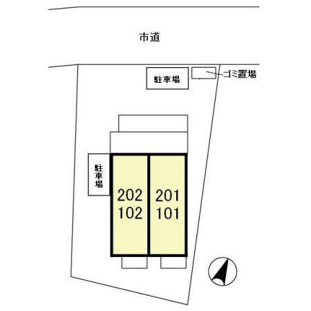 レジデンス西根の区画図