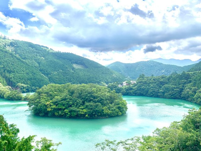 売土地　島田市川根町笹間渡の周辺|物件付近は自然豊か
