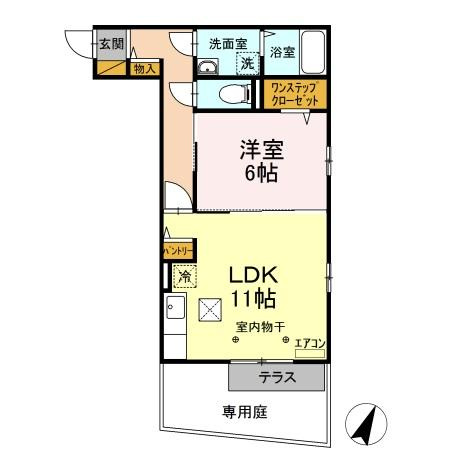 ベルデュールの間取り