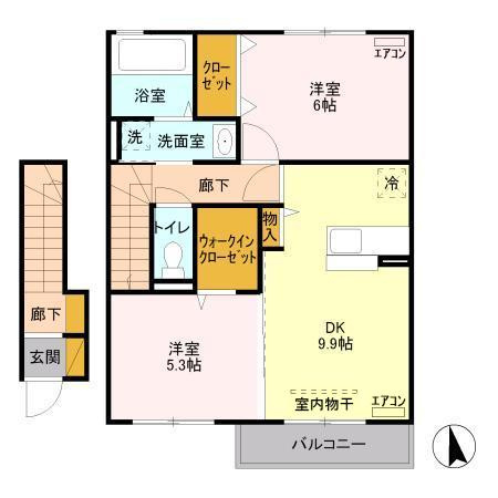 トレジャーズの間取り