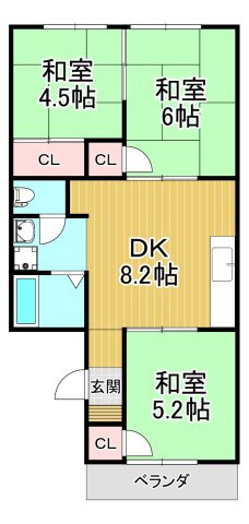 【間取り】 | ラ・カルディア