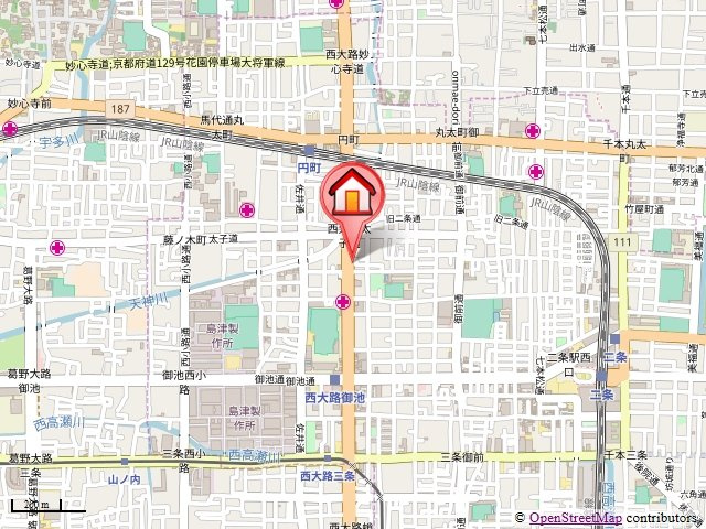 シルビア21の地図