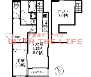 メゾン　ド　カラン【キャッシュバック対象物件】の間取り