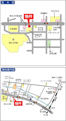 【地図】 | 中神立テナント