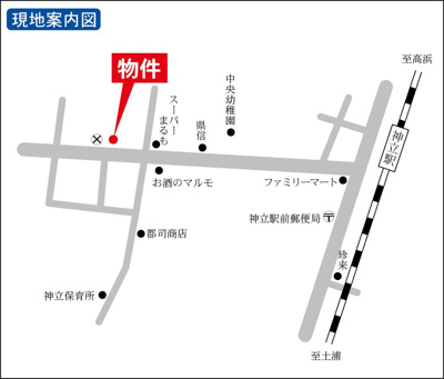 【地図】 | 羽成工務店テナントⅡ