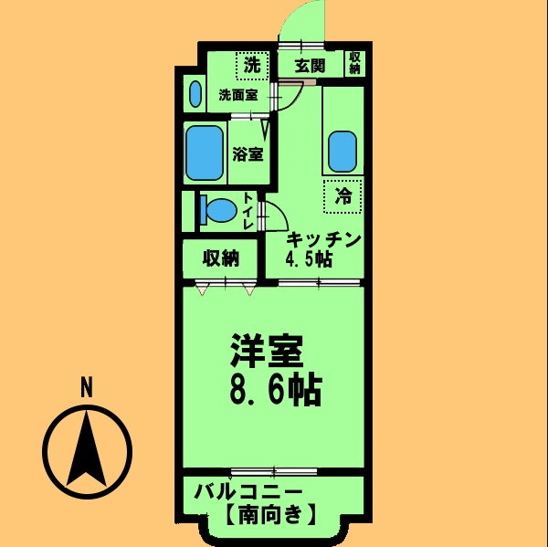 ジョビⅠの間取り
