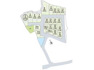 【土地図】 | 奈良市赤膚町の売地 全２２区画