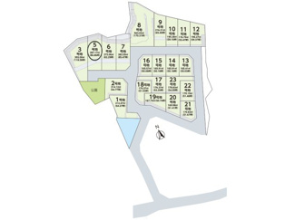 【土地図】 | 奈良市赤膚町の売地 全２２区画