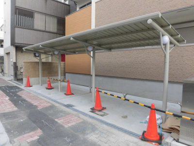 【駐車場】 | フジパレス大桐ノース | 敷地内にある屋根付きの駐輪場です。