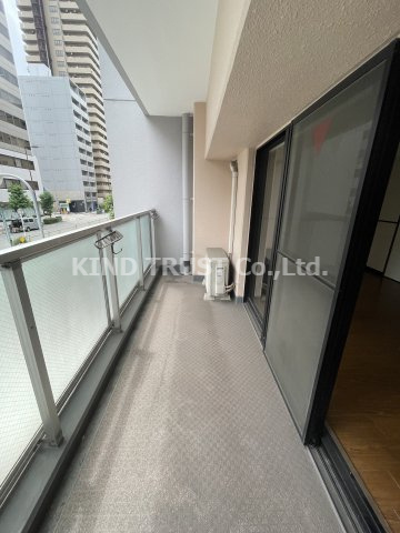 天神橋ハイムのバルコニー|広々としたバルコニーです