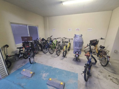 【その他共用部分】 | ピコハイツあじいち | 駐輪スペースです