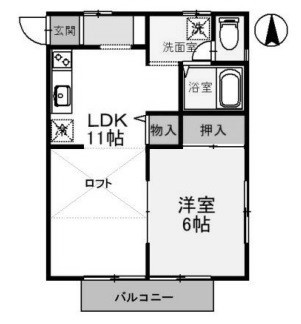 【間取り】 | レディアンス熊谷